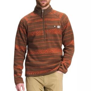 The North Face Printed Lyons 1/4 Zip Pullover Striped Sweater
